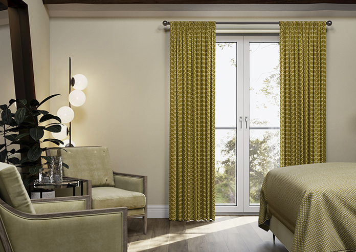 Orla Kiely Linear Stem, Seagrass - Made to Measure Curtains - Image 3